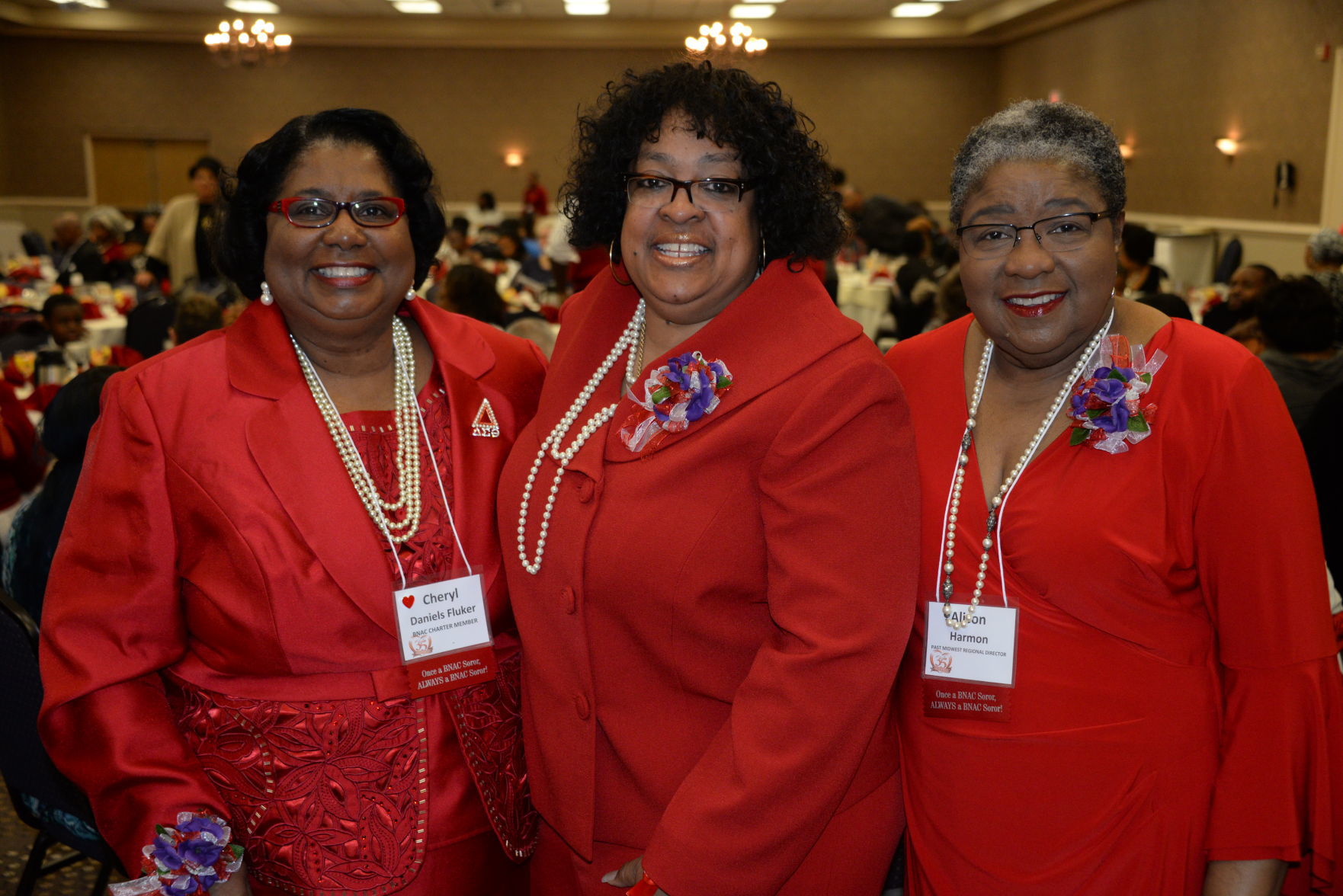 Cheryl Daniels Fluker, Mona Davenport, Alison Harmon